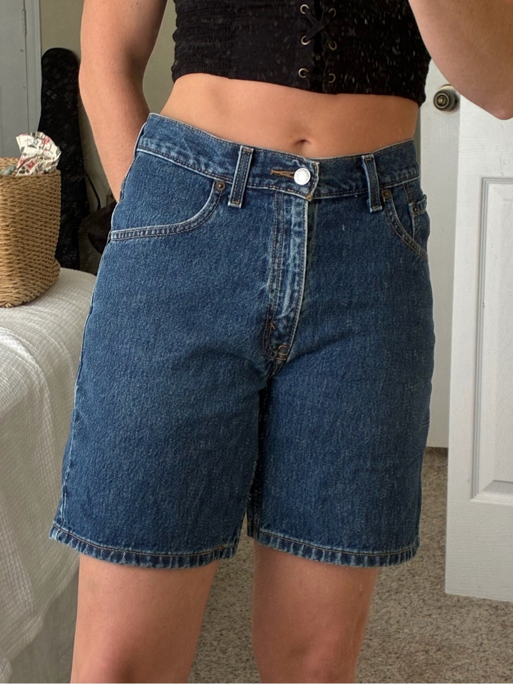 VTG High-Rise Dark Blue Denim Levi’s